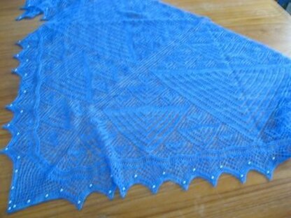 Sierpinski's Triangle Shawl