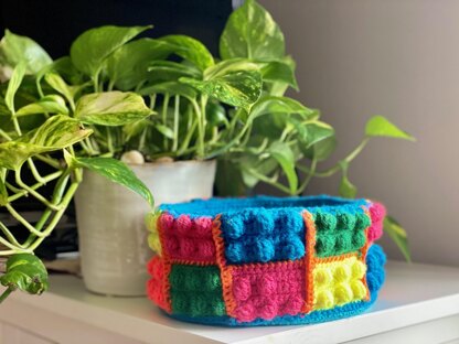 LEGO Basket crochet patternpattern Crochet pattern by MayCraftsBoutique