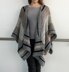 Crochet Wrap Pattern: Striking Striped Ruana