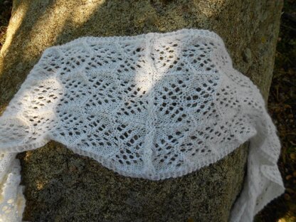 Frost on The Trees Lace Scarf