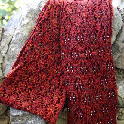 Into the Woods Scarf or Stole - knitting pattern