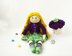 Doll Janet (Beads jointed ) knitted flat