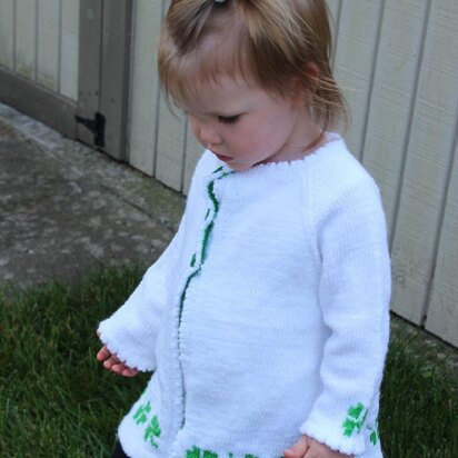 Lucky Lass Shamrock Cardigan