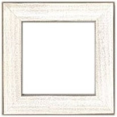 Mill Hill Antique White, Solid Color Wooden Frame