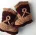 Cowboy Baby Booties