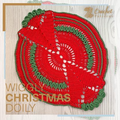 Wiggly Christmas Doily