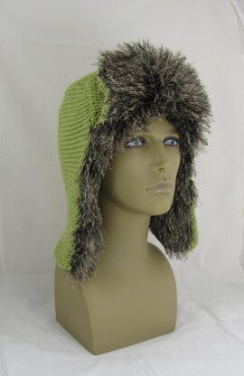 Garter Stitch Trapper Hat