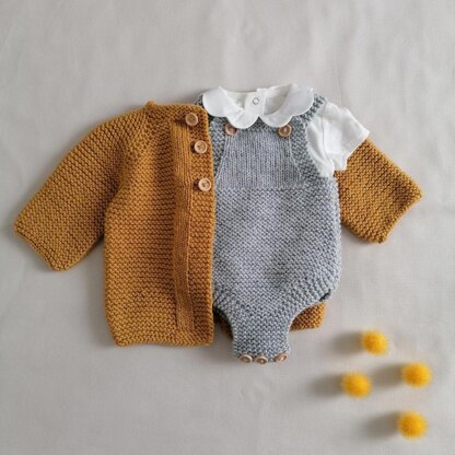 Amber Cardigan and Romper