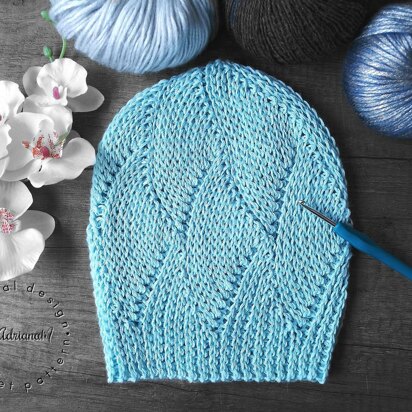 AQUA knit-look beanie