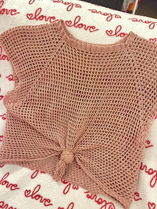 Mesh cover up top