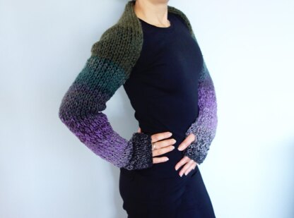 Multicolored Fit Shrug