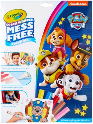 Crayola Color Wonder Coloring Pad & Markers - Paw Patrol