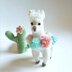 Llama baby mobile