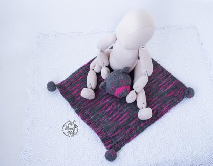 Bear Toy baby lace blanket