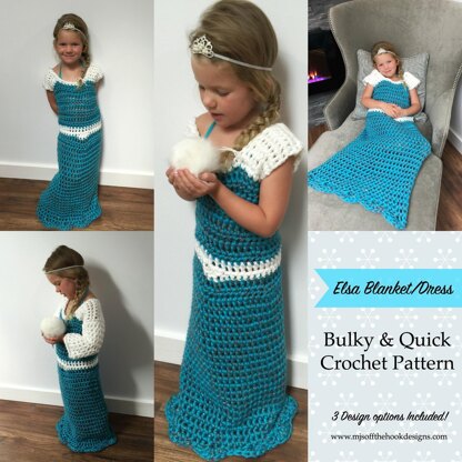 Elsa & Anna Inspired Blanket Dress