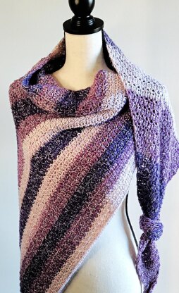 The Purple Orchid Scarf