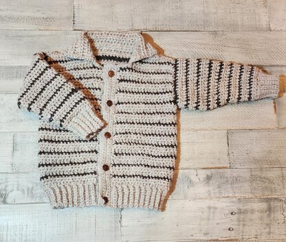 Boys' Pinstripe Sweater