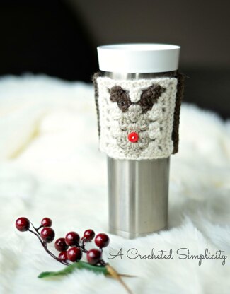 Reindeer Coffee Sleeve