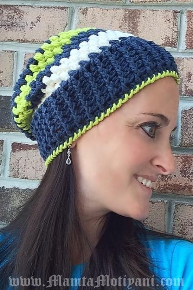 Stylish Slouchy Knit Beret - Easy Pattern for Beginners