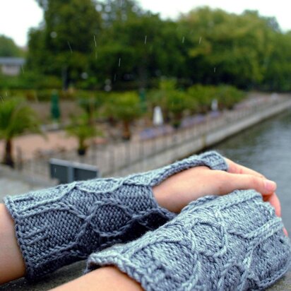 Dome Mitts - knitting pattern