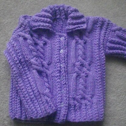 Maeve cable cardigan for girls