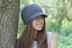 Slouchy Textured Newsboy Visor Hat 275