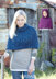 Hooded and Stand Up Neck Ponchos in Sirdar Husky - 7325 - Downloadable PDF