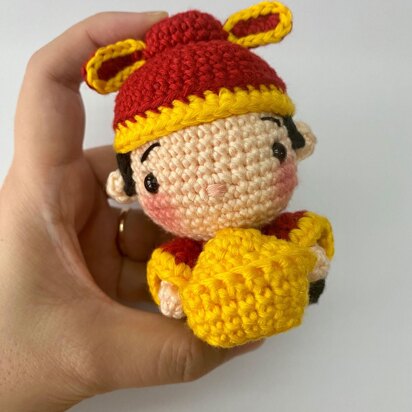 Fortune mini-God amigurumi