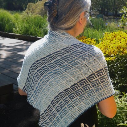 Seigaiha Shawl