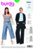 Burda Style Women's Wide Leg Trousers B6436 - Paper Pattern, Size 8-18