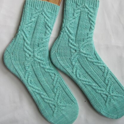 The Cobbler Cabled Socks