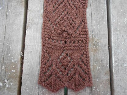 Chocolate Lace Scarf