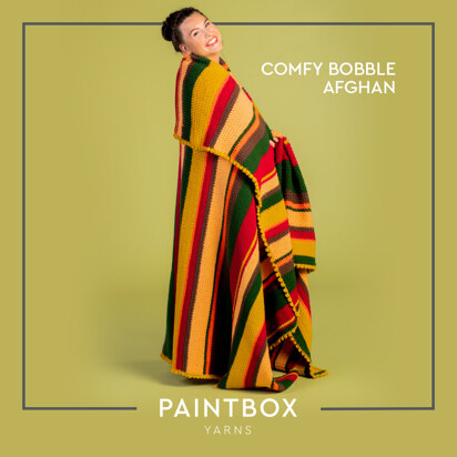 Paintbox Yarns Comfy Bobble Afghan PDF (Free)