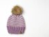 Chunky Pinstripe Wool Hat