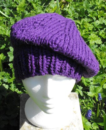 SUPERFAST  SLOUCH TAM KNITTING PATTERN - MADMONKEYKNITS