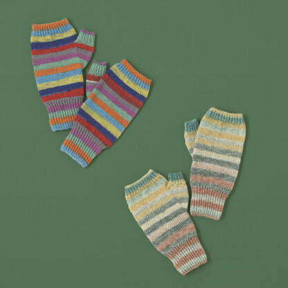 Essential Fingerless Gloves - Free Knitting Pattern for Women in Paintbox Yarns Socks