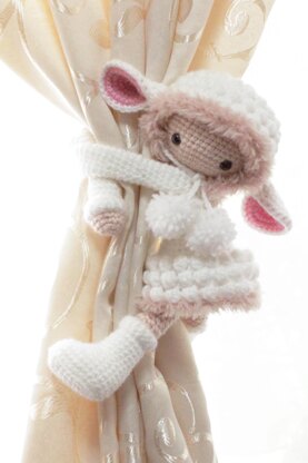 Amigurumi Lamb Girl Curtain TieBackgurumi Lamb Girl Curtain TieBack Pattern