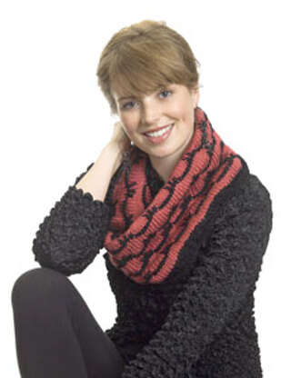 Glam Cowl in Caron Simply Soft Party and Simply Soft Collection - Downloadable PDF