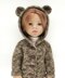 GOTZ/DaF 18" Doll Bear Hooded Jacket