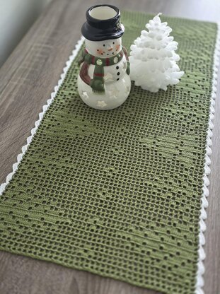 Christmas Tree Table Runner