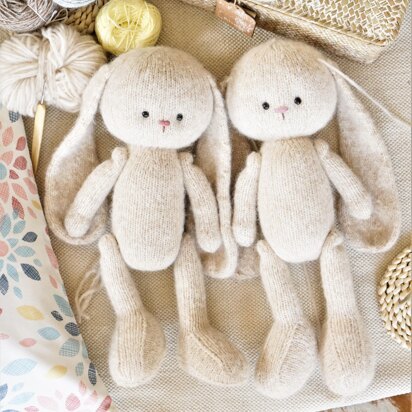 Knitting Bunny Toy Pattern