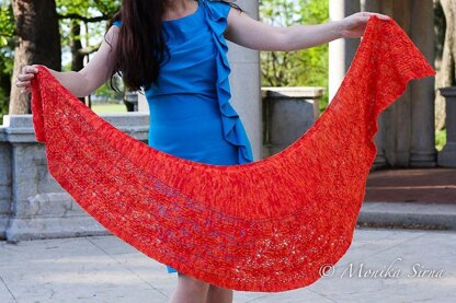 Tiger Lily Shawl