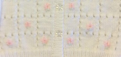 Windowpane Flowers Cardigan
