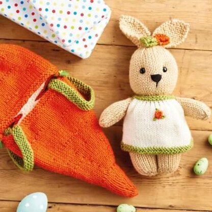 Easter Bunny and Carrot Bed