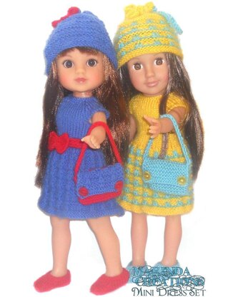 Mini Dress Set for  Dolls