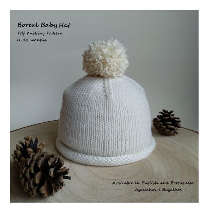 Boreal Baby Hat - knitting pattern