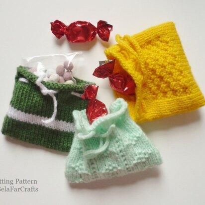 Party Favour Bags - knitting pattern