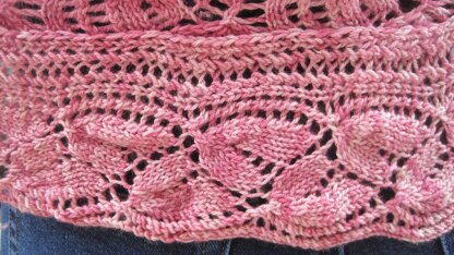 Dayflower Long Wingspan Shawl