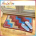 Stairs motif rug by HueLaVive
