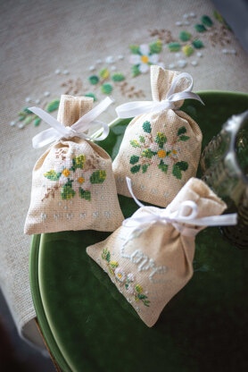 Vervaco Bag Kit Love Set Of 3 Cross Stitch Kit